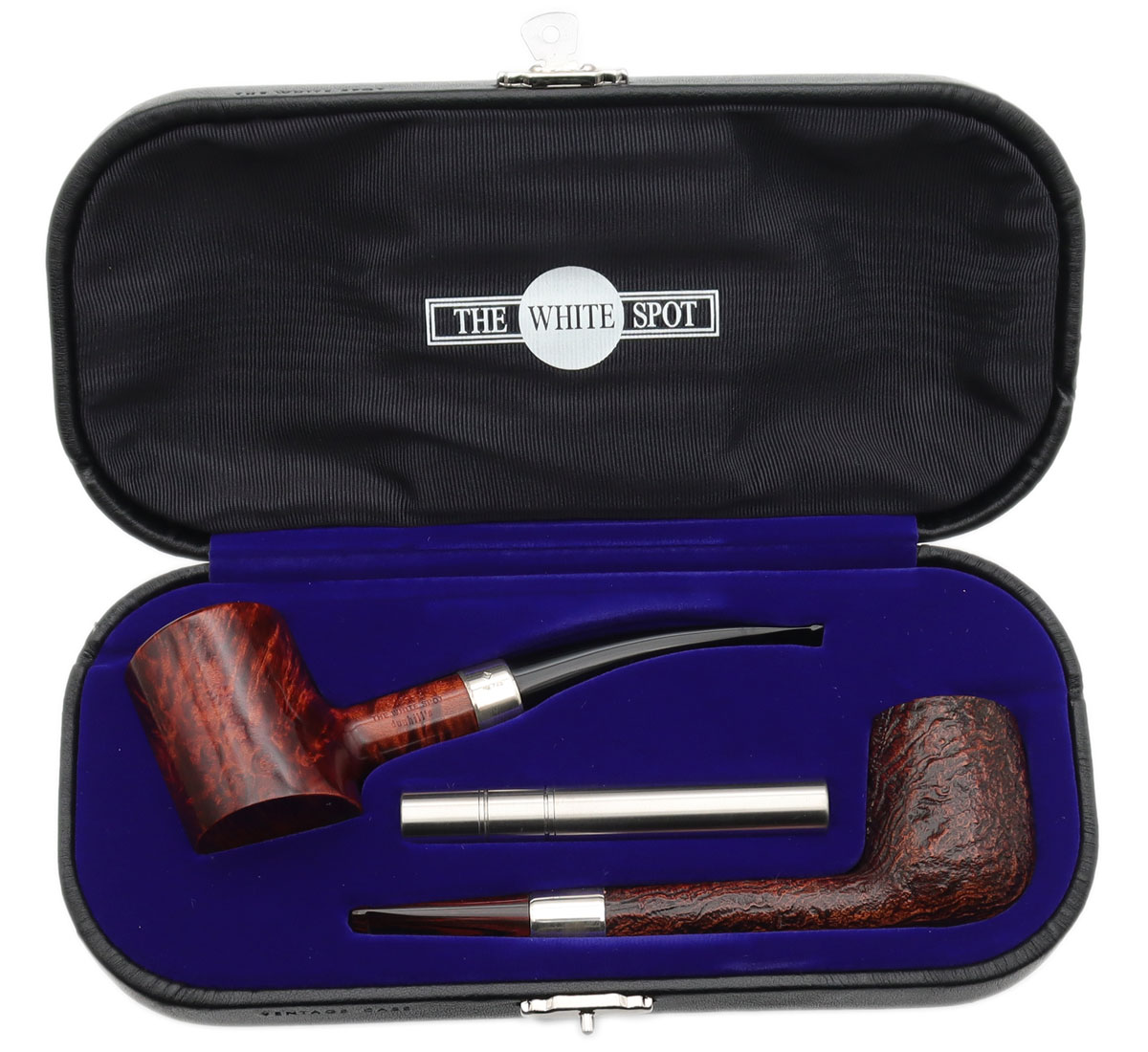 Dunhill Two Pipe Set Cumberland/Amber Root (with Tamper and Ventage Case) (2018)
