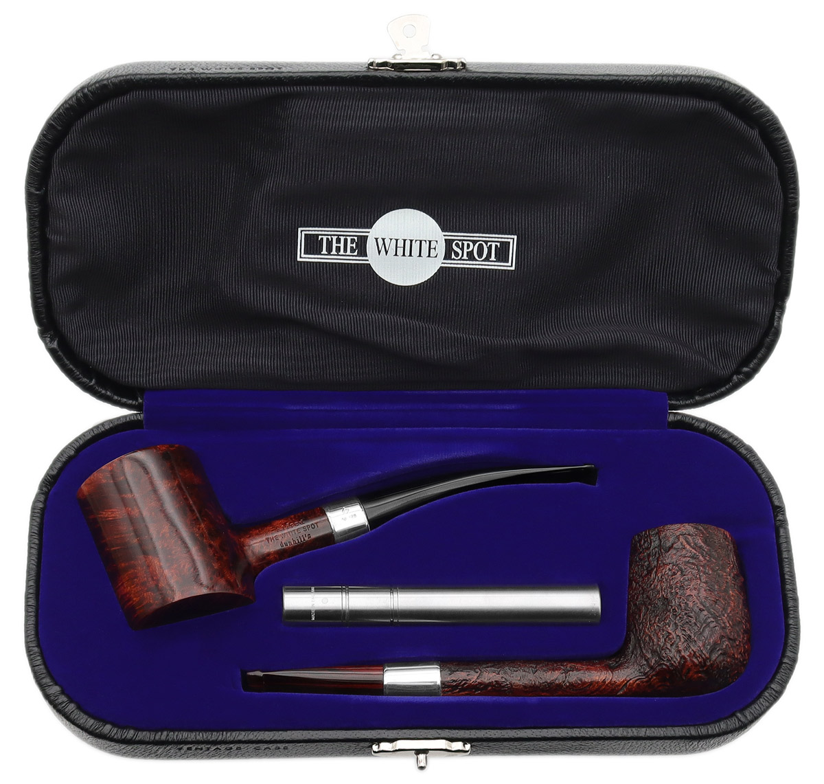 Dunhill Two Pipe Set Cumberland/Amber Root (with Tamper and Ventage Case) (2018)
