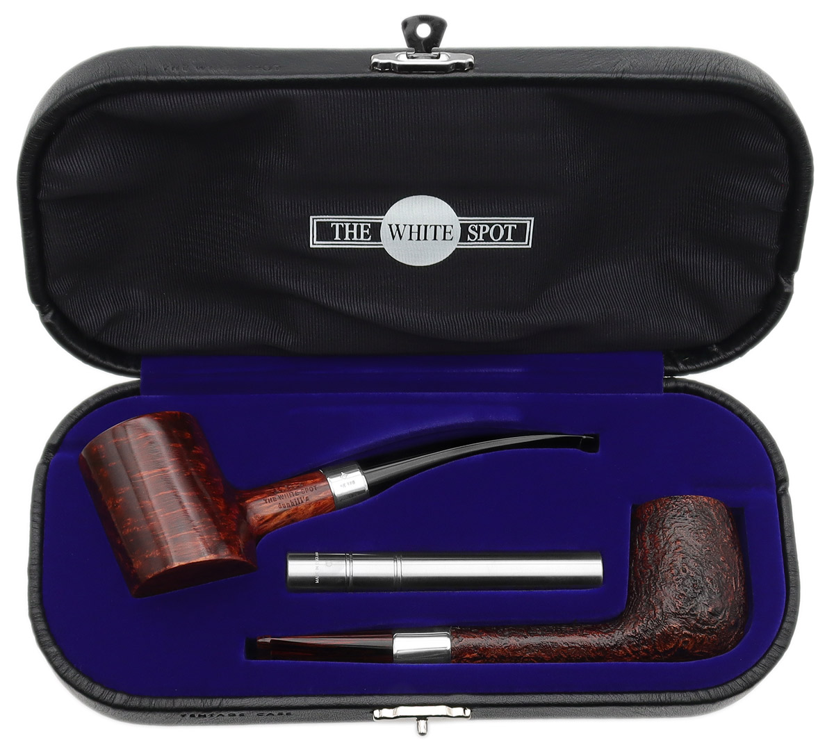 Dunhill Two Pipe Set Cumberland/Amber Root (with Tamper and Ventage Case) (2018)
