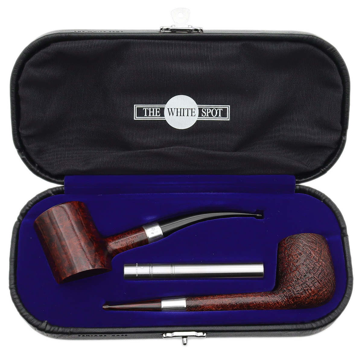 Dunhill Two Pipe Set Cumberland/Amber Root (with Tamper and Ventage Case) (2018)