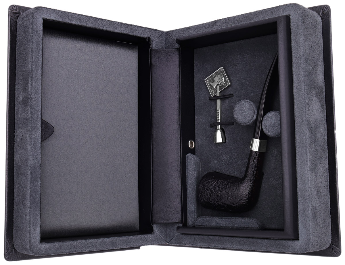 Dunhill The Penny Black Shell Briar (14/56) (2025) (with Case and Tamper)