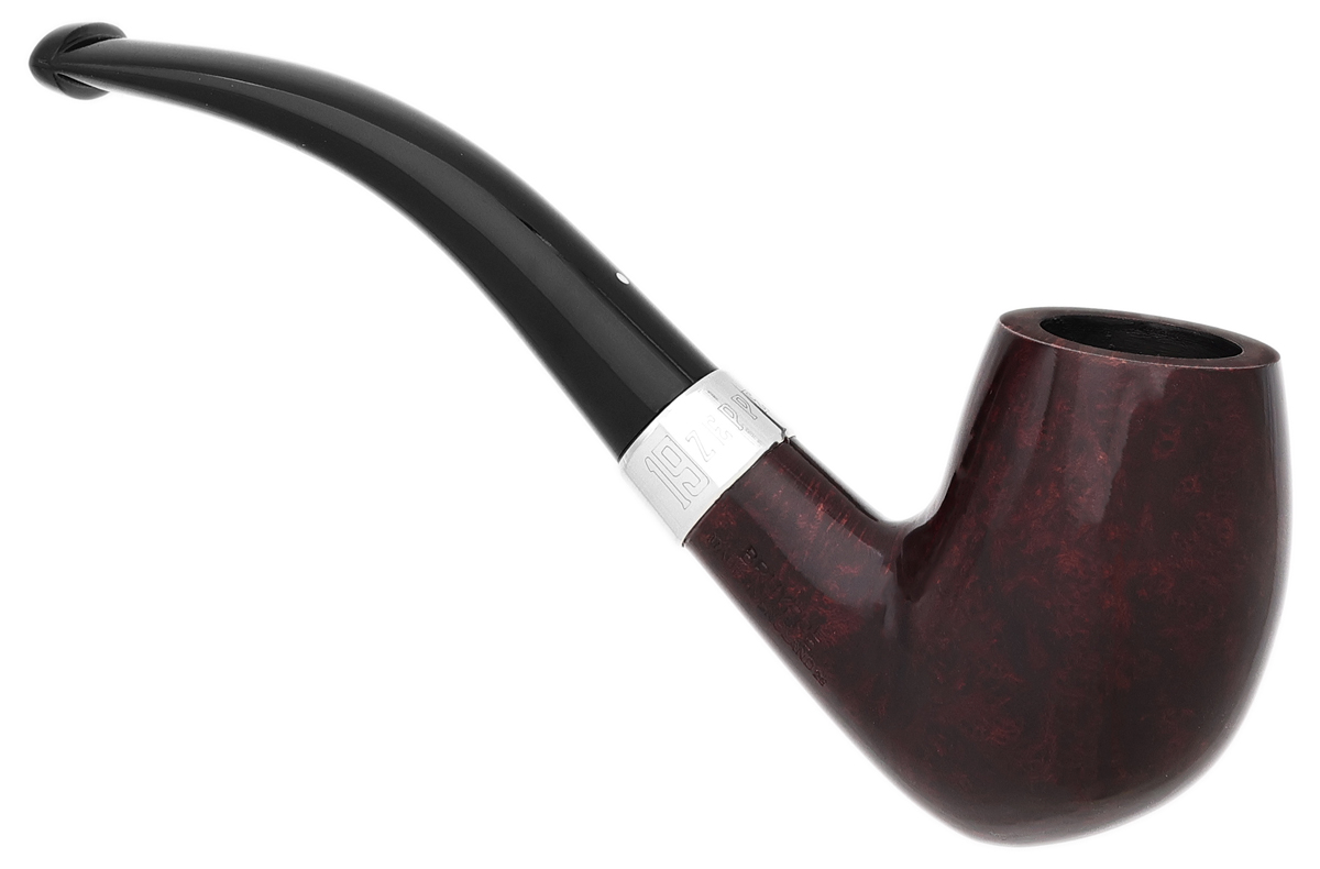 Dunhill Zeppelin Bruyere Quaint Bent Billiard with Silver (4) (25/26) (2025) (with Case and Tamper)