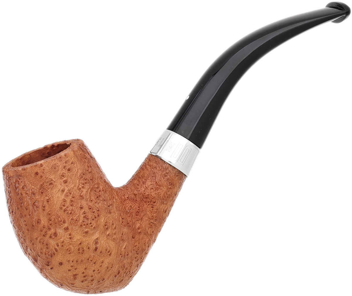 Dunhill Zeppelin Tanshell Quaint Bent Billiard with Silver (4) (4/16) (2025) (with Case and Tamper)