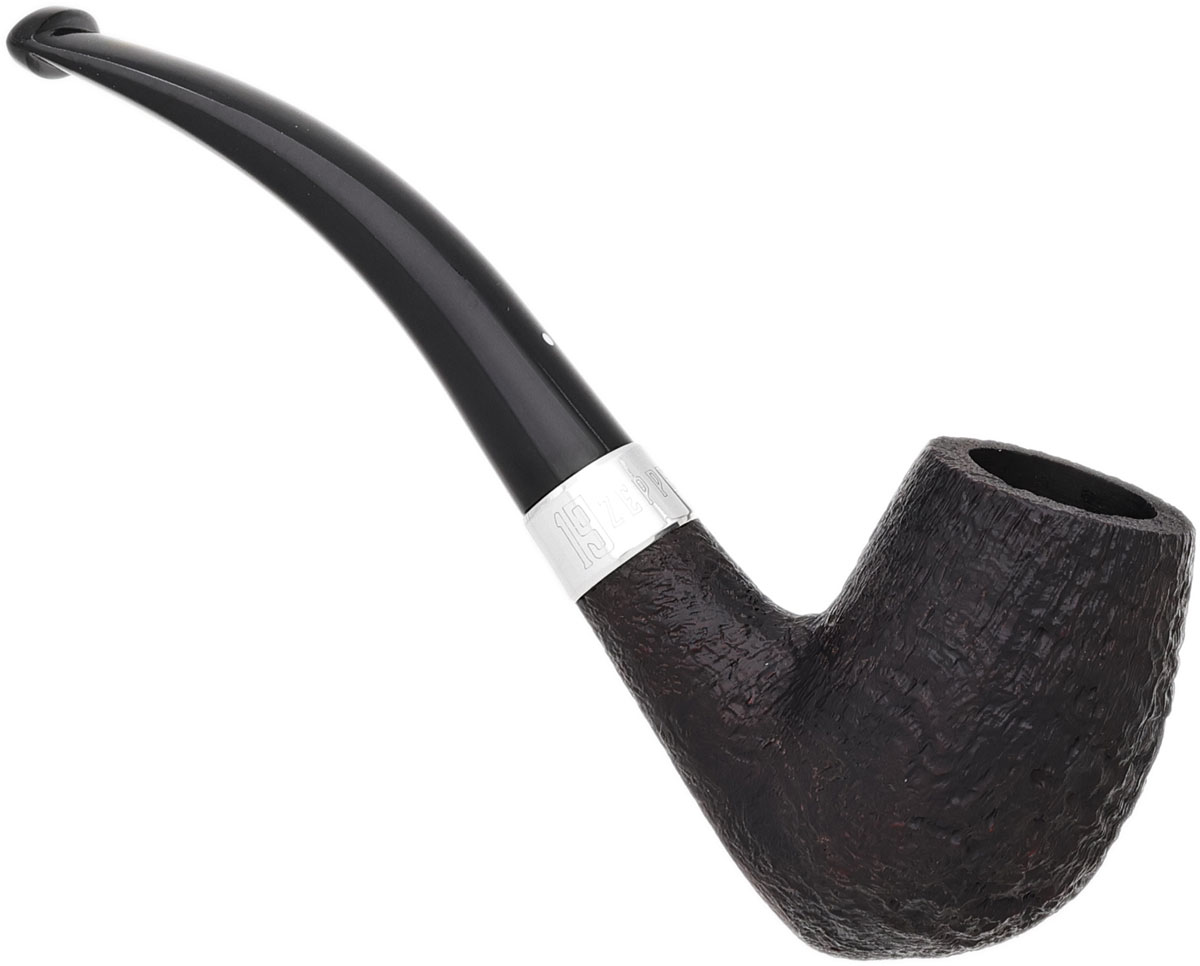 Dunhill Zeppelin Ring Grain Quaint Bent Billiard with Silver (4) (4/11) (2025) (with Case and Tamper)