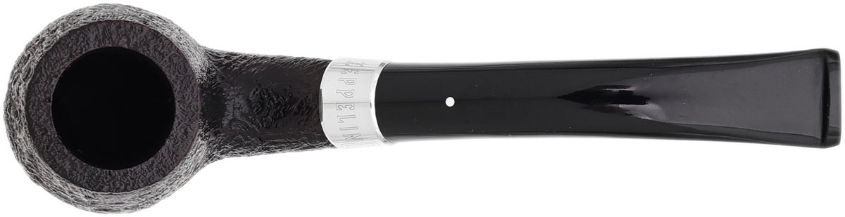 Dunhill Zeppelin Ring Grain Quaint Bent Billiard with Silver (4) (4/11) (2025) (with Case and Tamper)