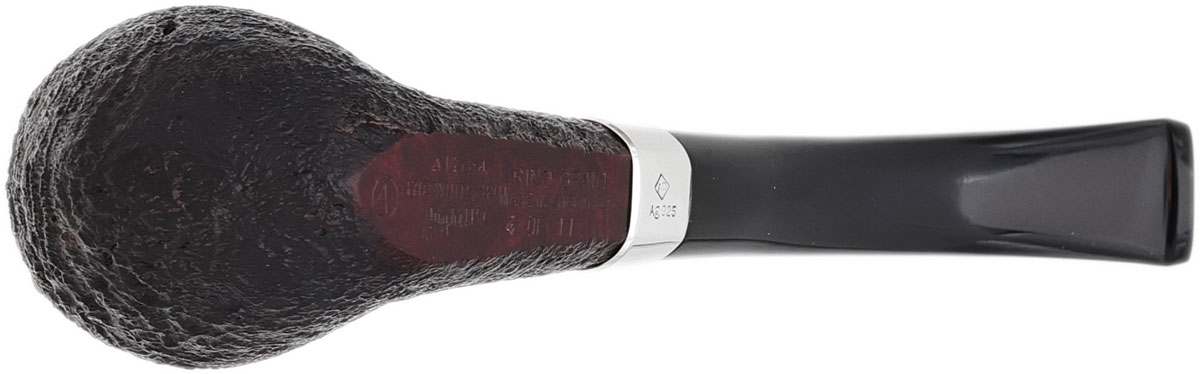 Dunhill Zeppelin Ring Grain Quaint Bent Billiard with Silver (4) (4/11) (2025) (with Case and Tamper)