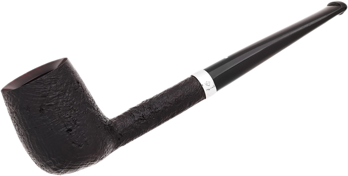 登喜路 Shell Briar with Silver (4110) (2026) 喷砂 撞球斗