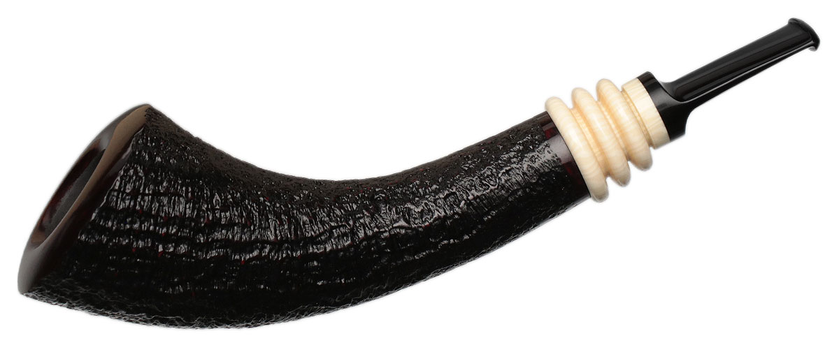 Former Partially Sandblasted Horn with Ivorite