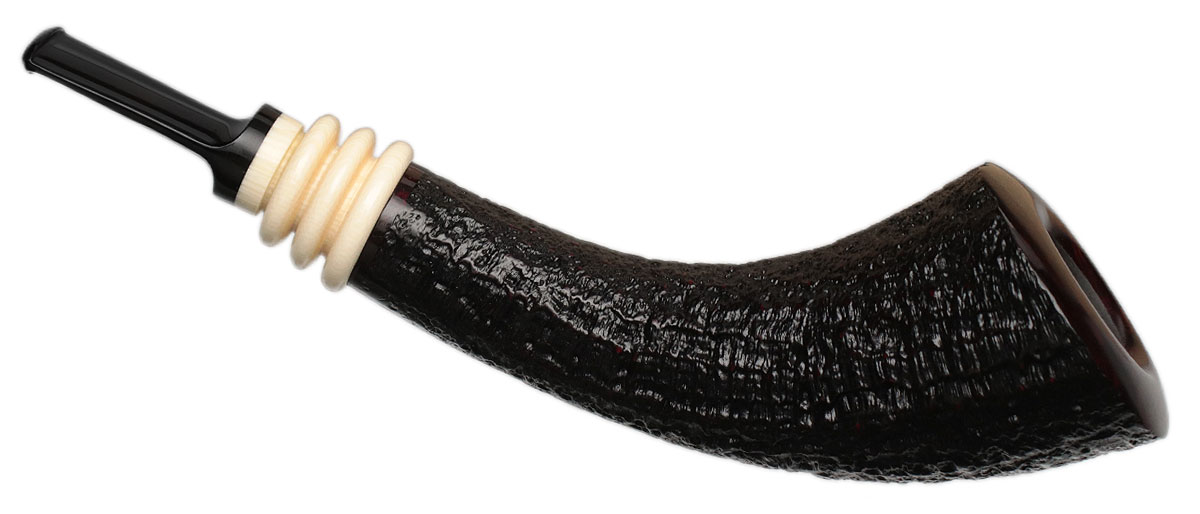 Former Partially Sandblasted Horn with Ivorite