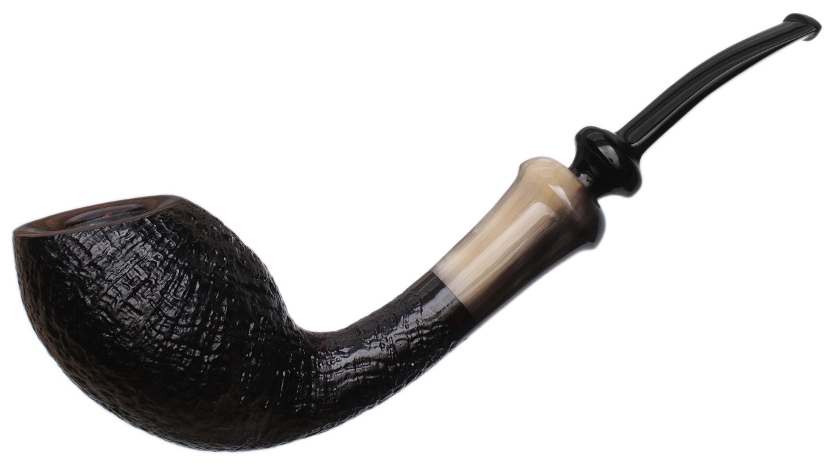 Former Sandblasted Bent Egg with Horn