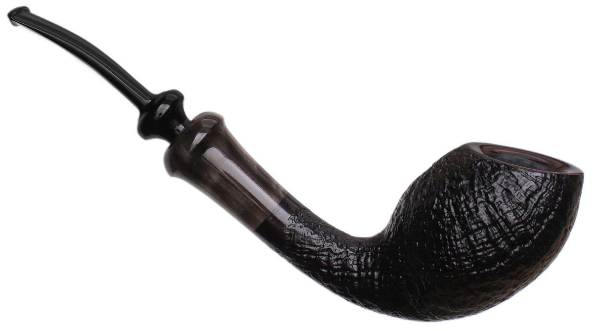 Former Sandblasted Bent Egg with Horn