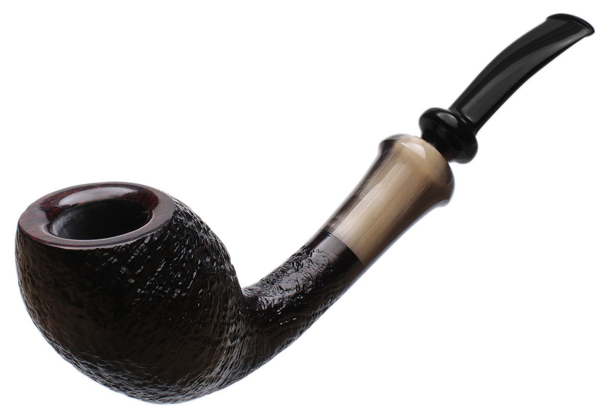 Former Sandblasted Bent Egg with Horn