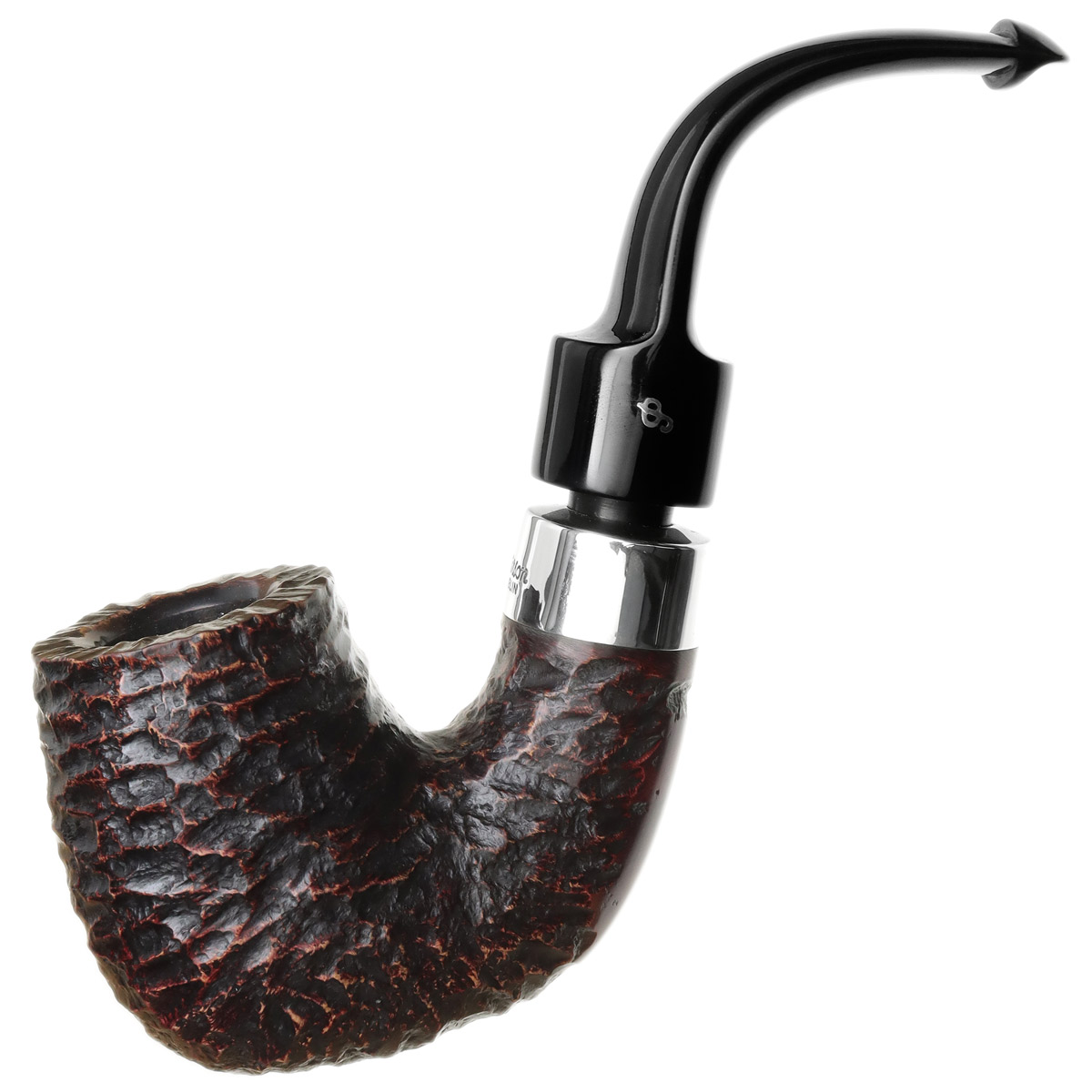 Peterson House Pipe Rusticated Bent P-Lip
