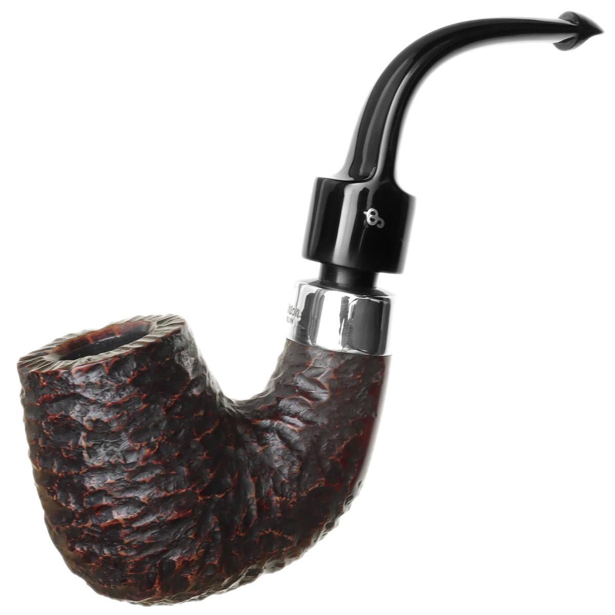 Peterson House Pipe Rusticated Bent P-Lip