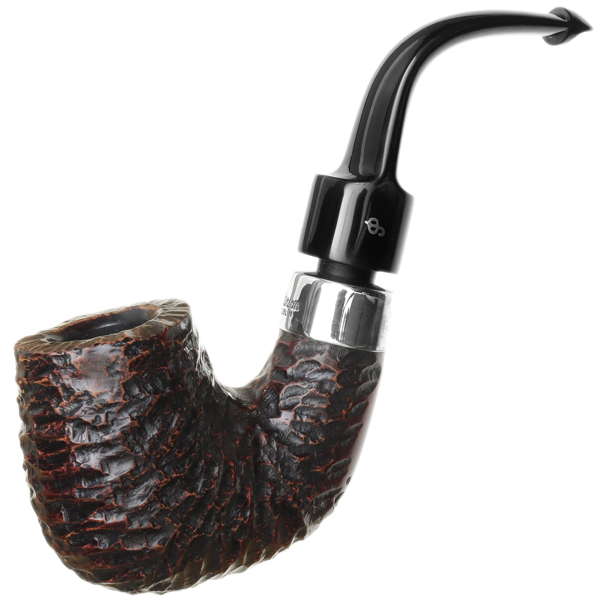 Peterson House Pipe Rusticated Bent P-Lip