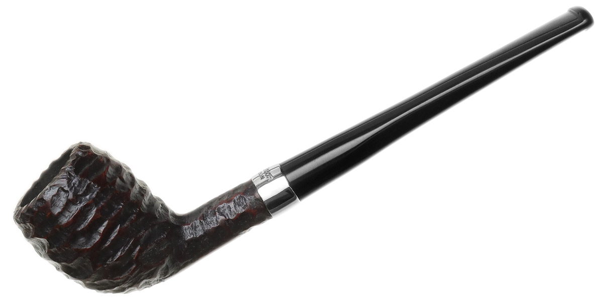 Peterson Junior Rusticated Nickel Mounted Belge Fishtail