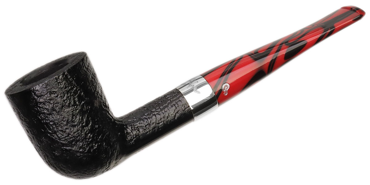 Peterson: Dracula Sandblasted (120) Fishtail Tobacco Pipe