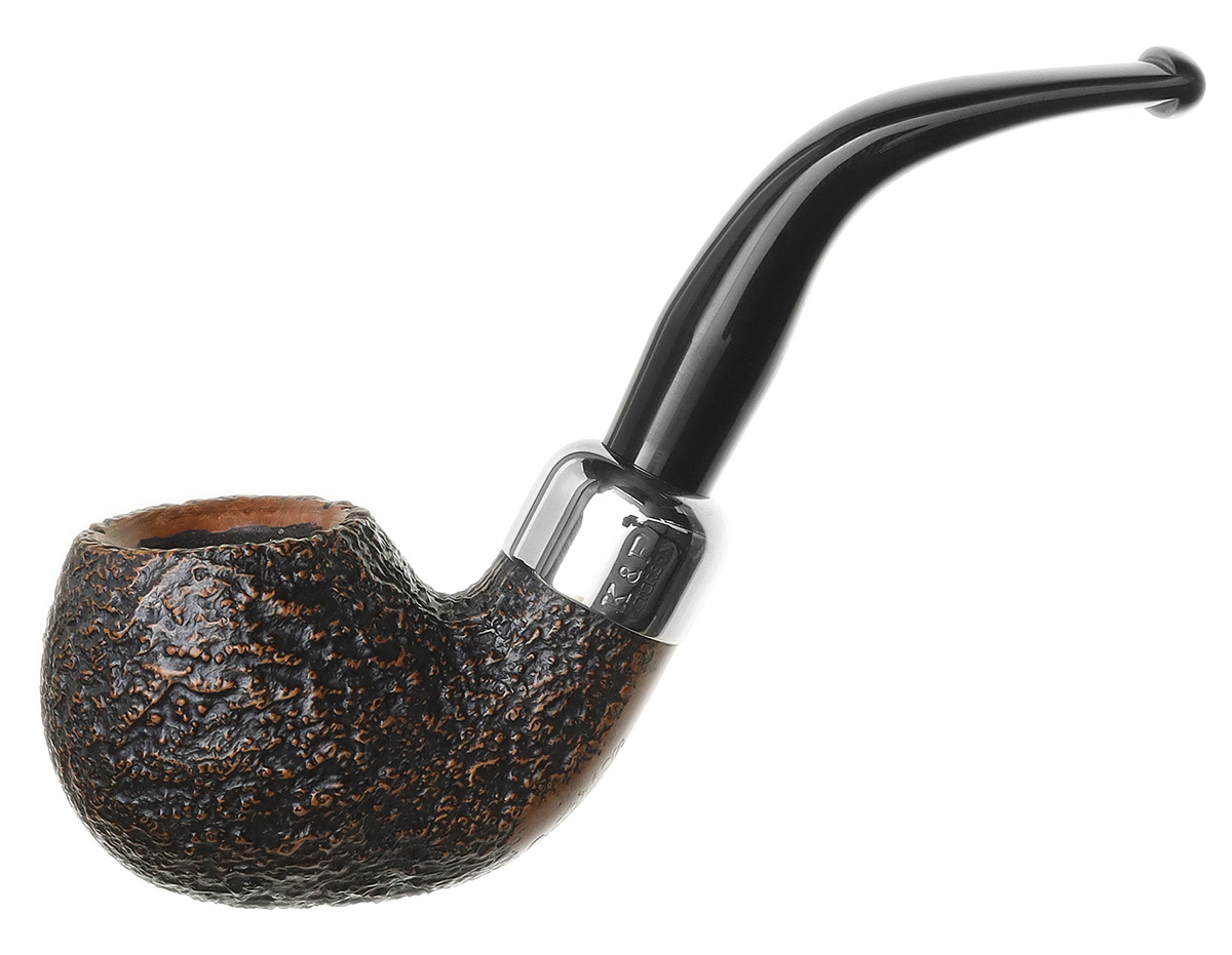 Peterson: Arklow Sandblasted (03) Fishtail Tobacco Pipe