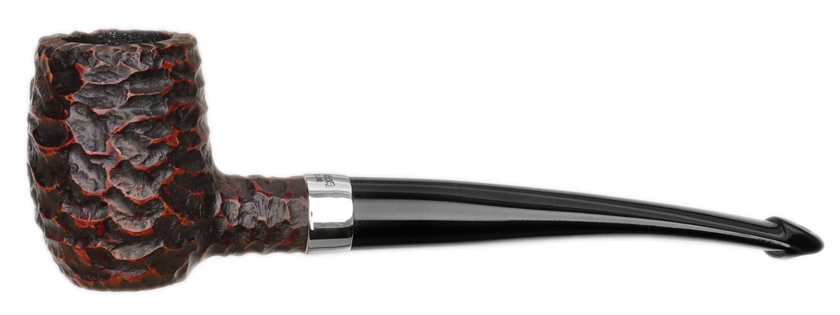 Peterson Speciality Rusticated Nickel Mounted Barrel P-Lip