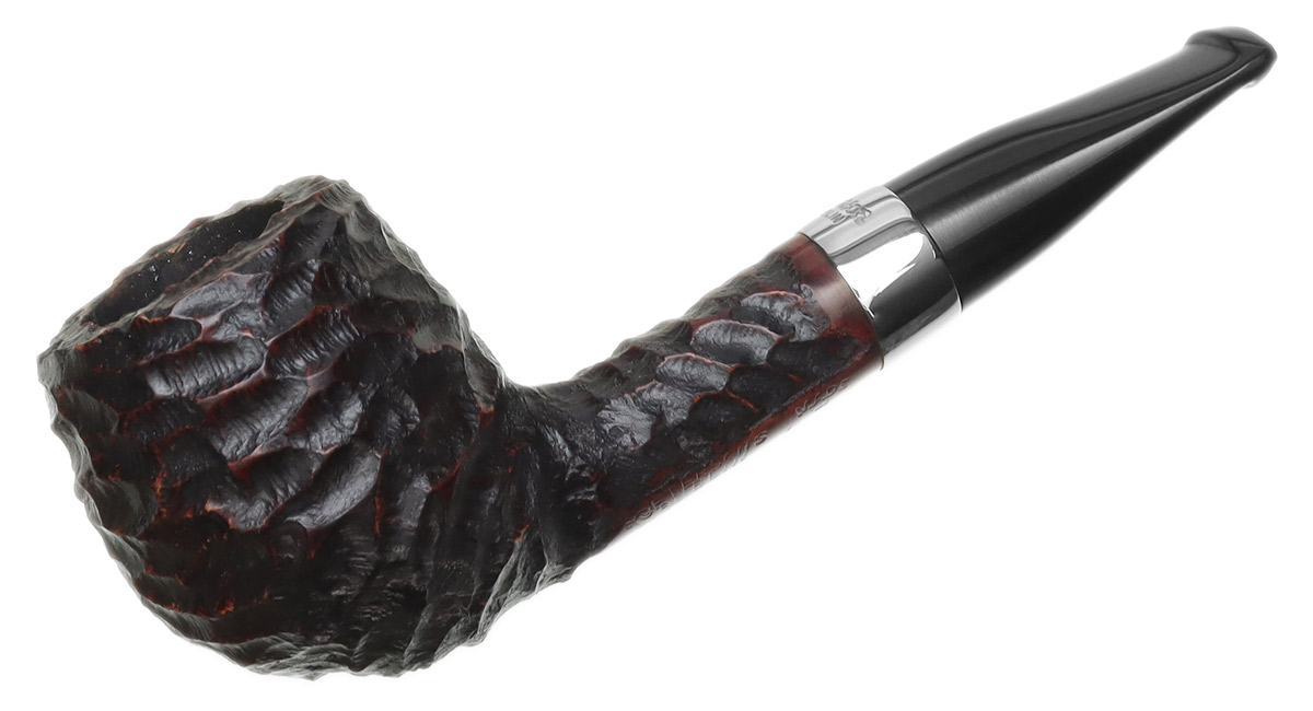 Peterson Junior Rusticated Nickel Mounted Short Apple Fishtail