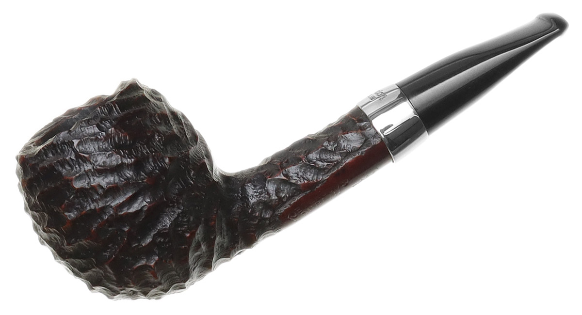 Peterson Junior Rusticated Nickel Mounted Short Apple Fishtail