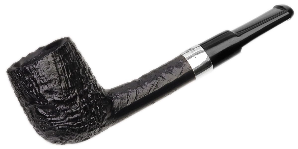 Peterson Junior Sandblasted Silver Mounted Lovat Fishtail