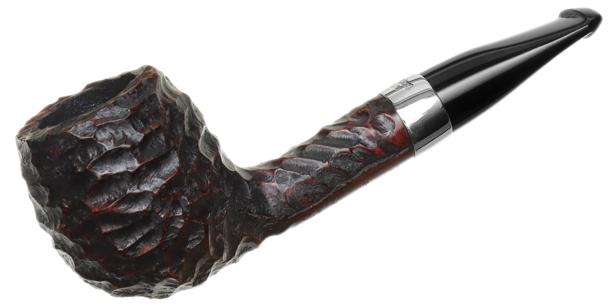 Peterson Junior Rusticated Nickel Mounted Short Apple Fishtail