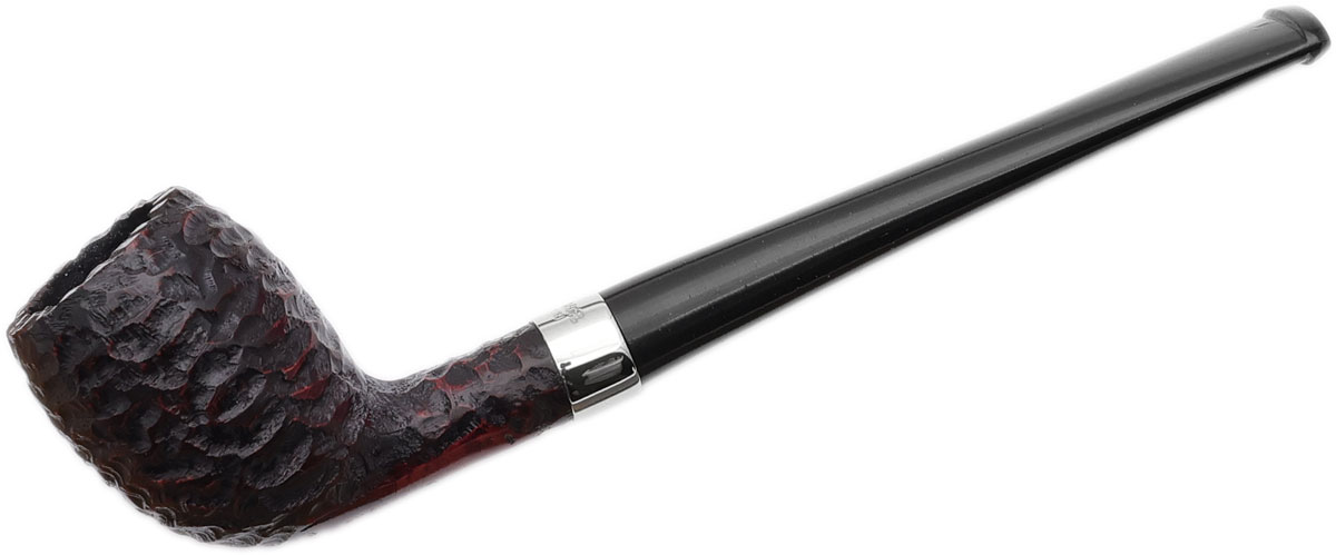 Peterson Junior Rusticated Nickel Mounted Belge Fishtail