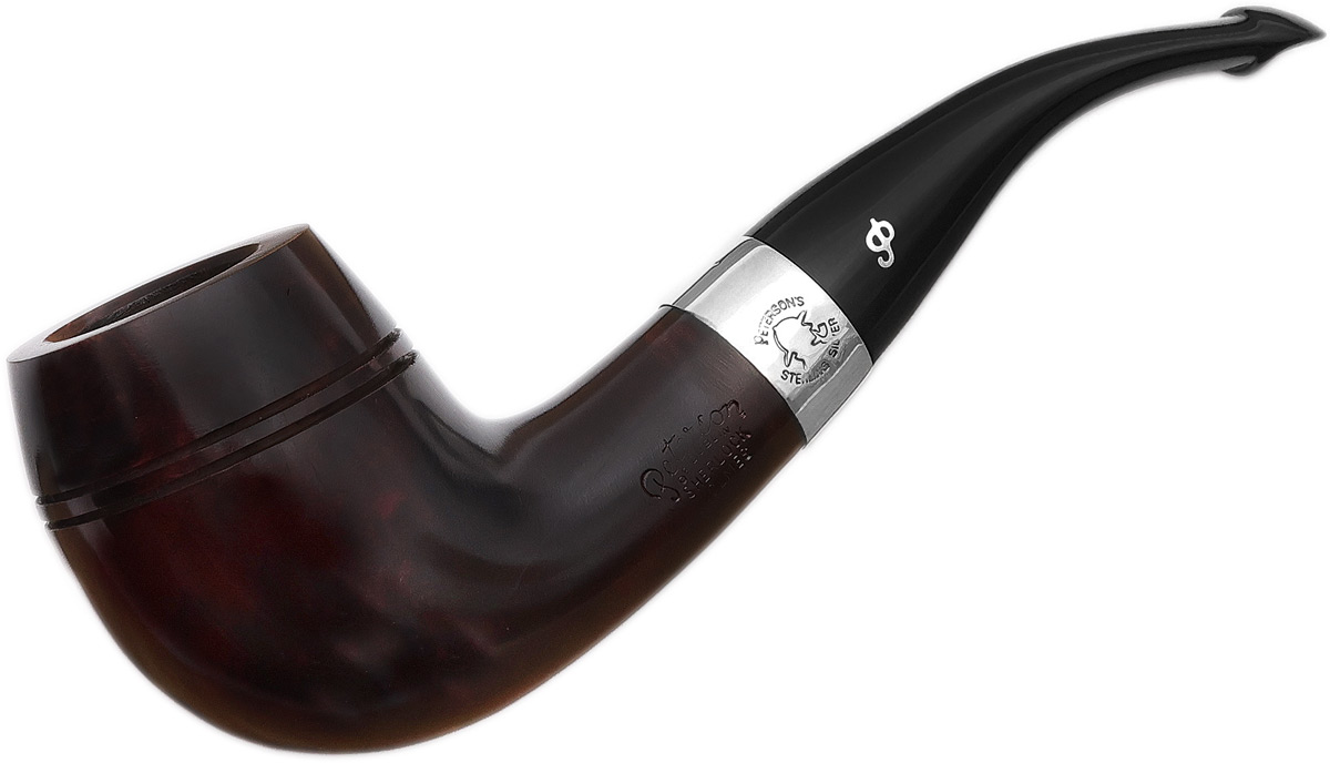 Peterson Sherlock Holmes Heritage Deerstalker P Lip Tobacco Pipe