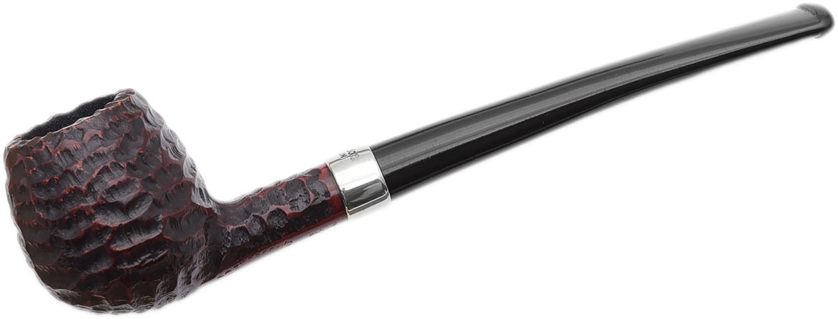 Peterson Junior Rusticated Nickel Mounted Canted Apple Fishtail