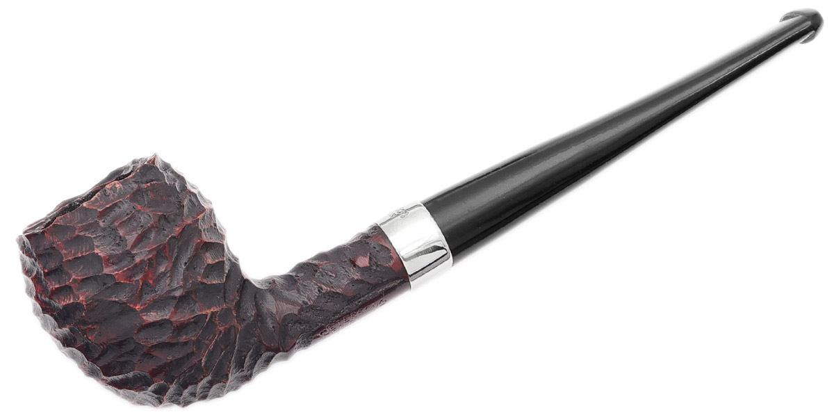 Peterson Junior Rusticated Nickel Mounted Rhodesian Fishtail
