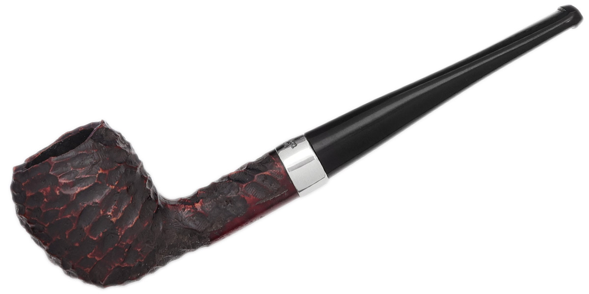 Peterson Junior Rusticated Nickel Mounted Pear Fishtail