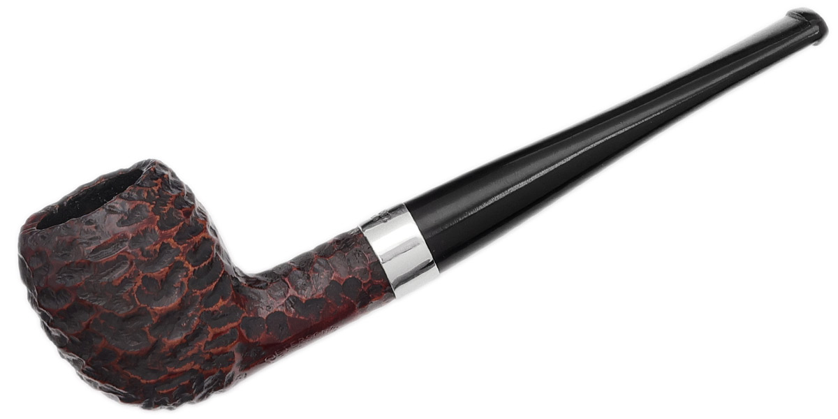 Peterson Junior Rusticated Nickel Mounted Pear Fishtail