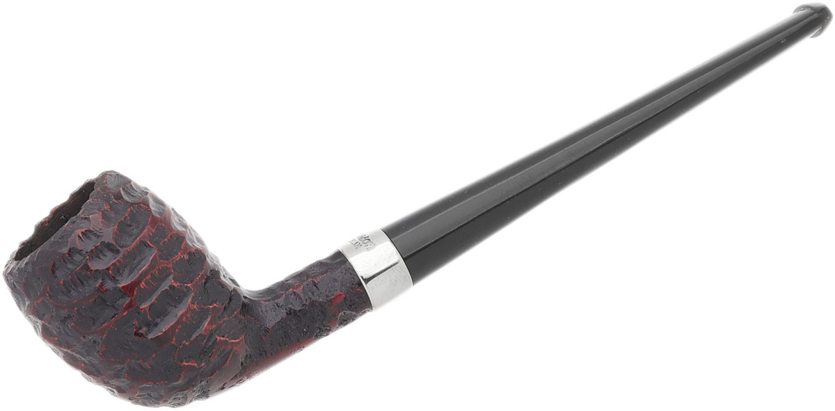 Peterson Junior Rusticated Nickel Mounted Belge Fishtail