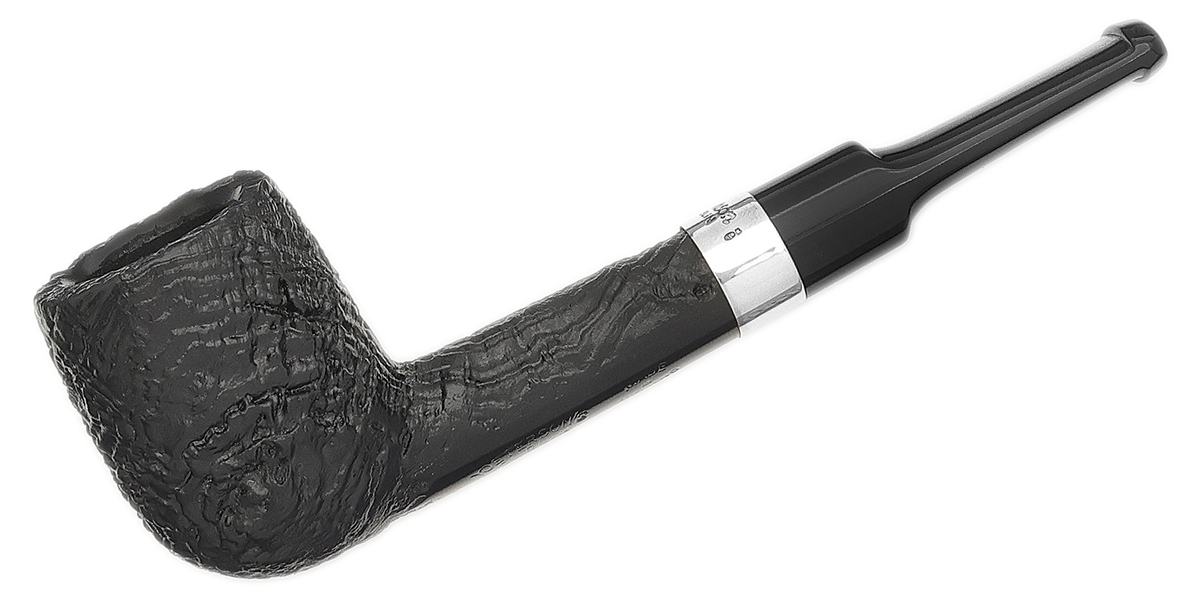 Peterson Junior Sandblasted Silver Mounted Lovat Fishtail