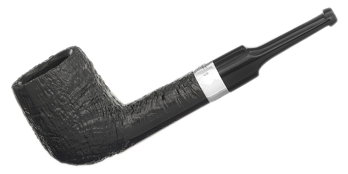 Peterson Junior Sandblasted Silver Mounted Lovat Fishtail