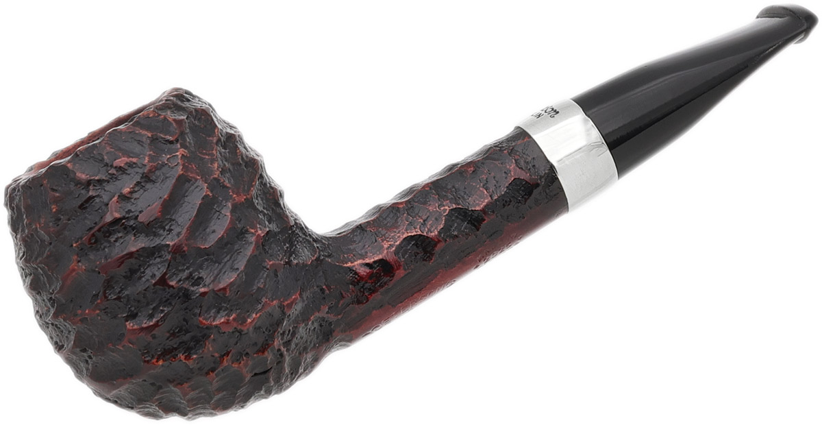 Peterson Junior Rusticated Nickel Mounted Short Apple Fishtail