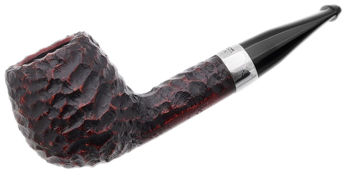 Peterson Junior Rusticated Nickel Mounted Short Apple Fishtail