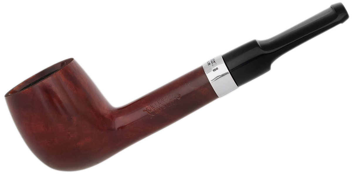 Peterson Junior Terracotta Silver Mounted Lovat Fishtail