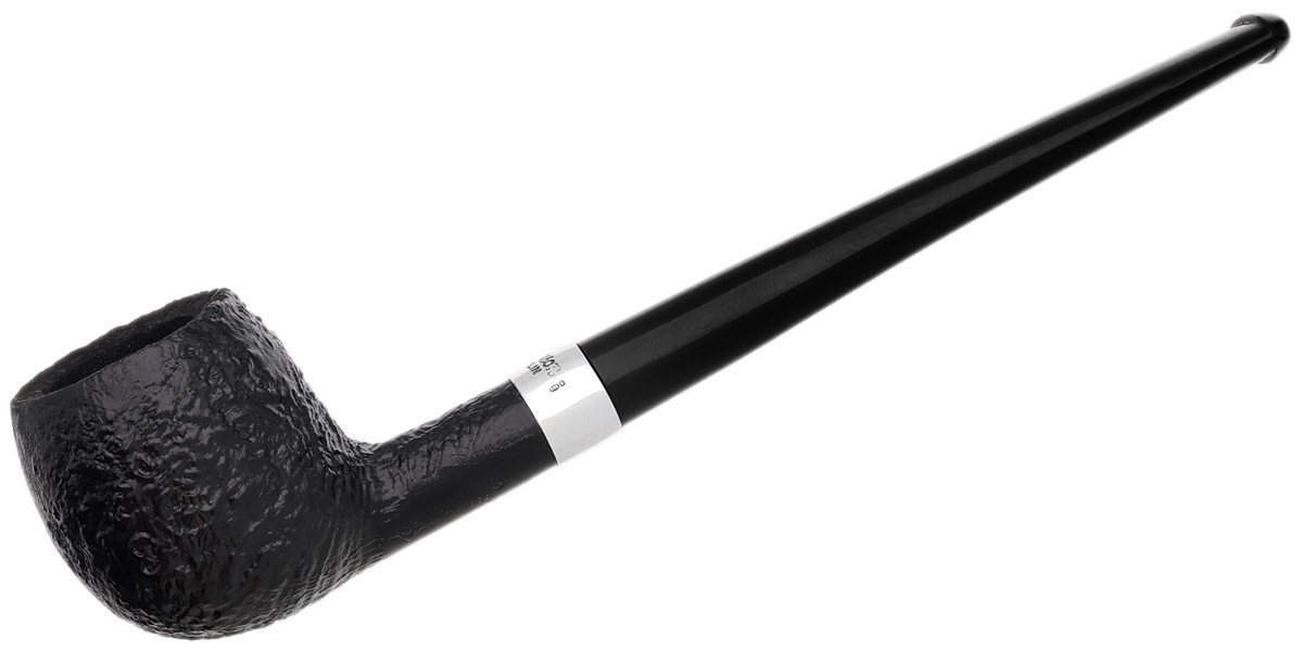 Peterson Junior Sandblasted Silver Mounted Straight Apple Fishtail