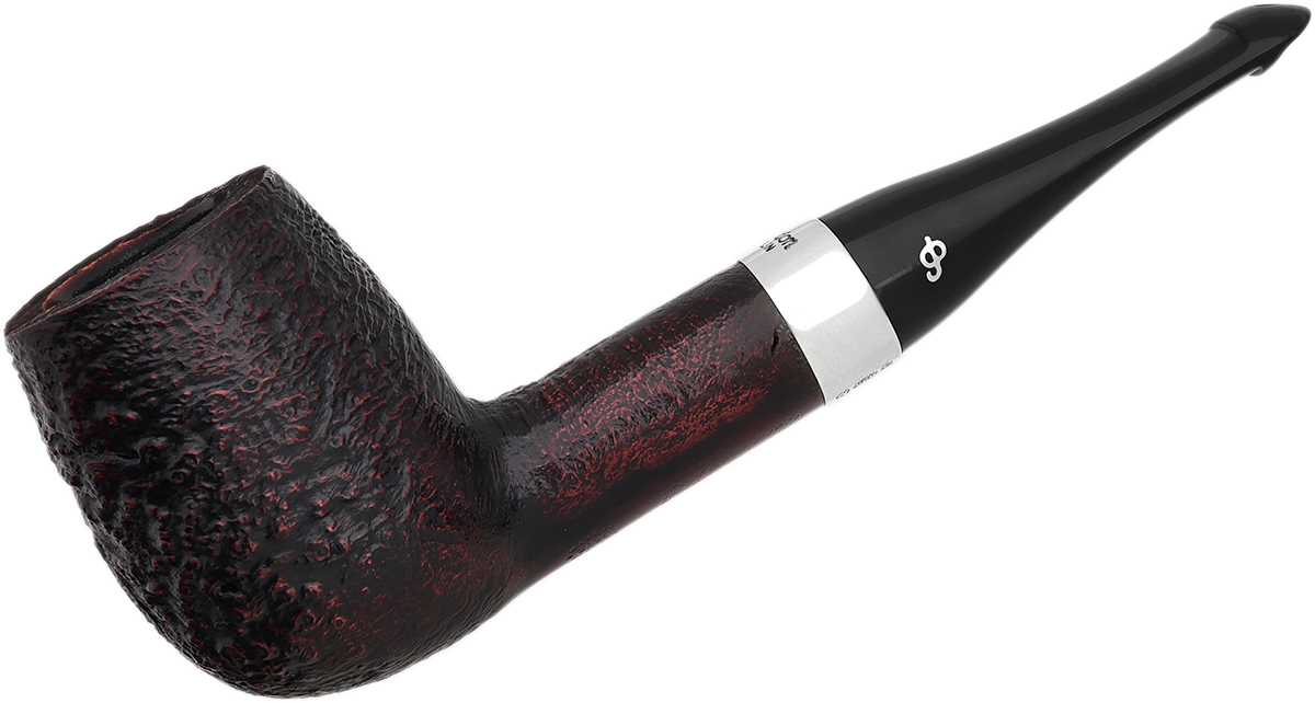 Peterson House Pipe Sandblasted Billiard P-Lip