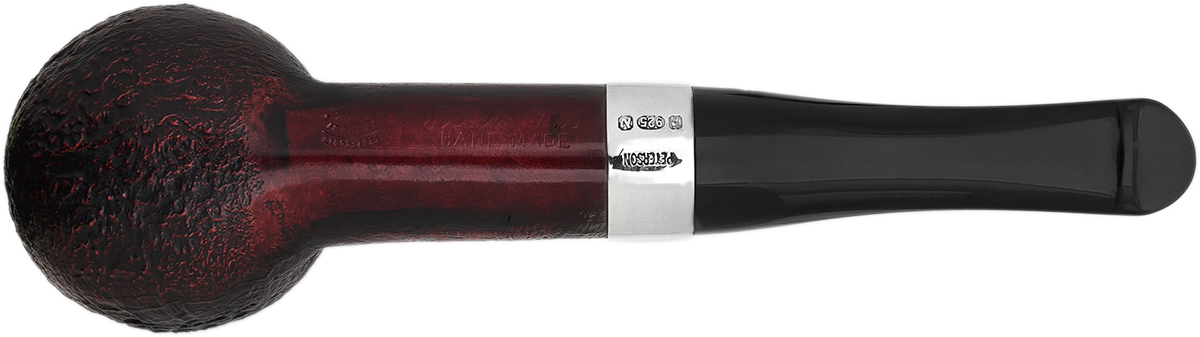 Peterson House Pipe Sandblasted Billiard P-Lip