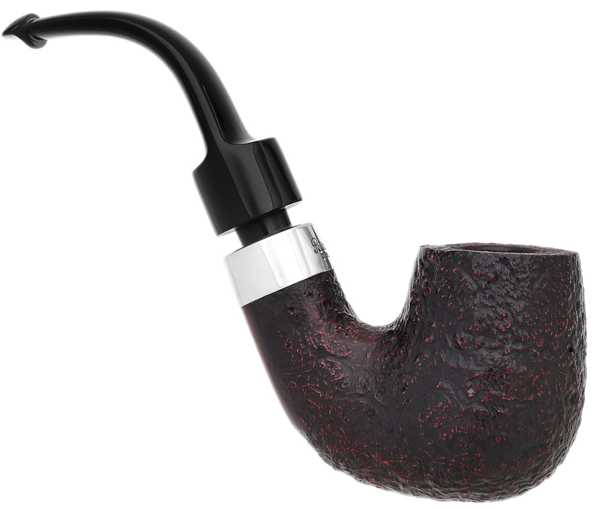 Peterson House Pipe Sandblasted Bent P-Lip