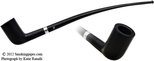 Ebony Bent Dublin Churchwarden Fishtail
