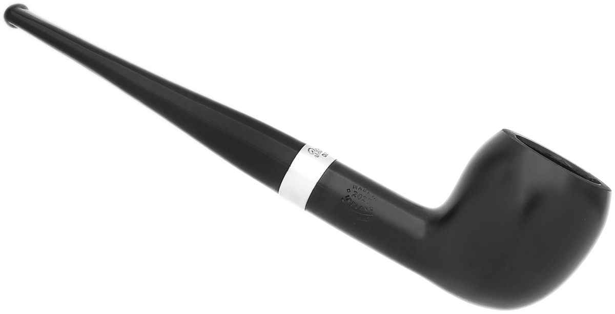 Peterson Junior Ebony Silver Mounted Pear Fishtail