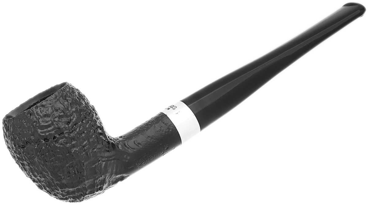 Peterson Junior Sandblasted Silver Mounted Pear Fishtail