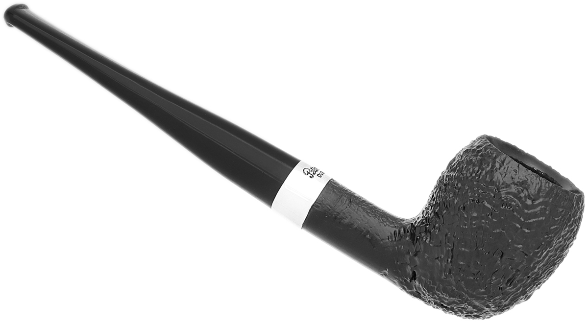 Peterson Junior Sandblasted Silver Mounted Pear Fishtail
