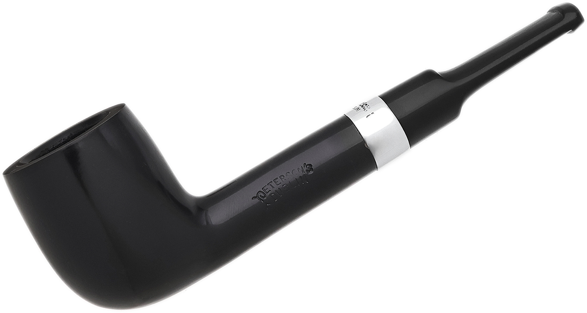 Peterson Junior Ebony Silver Mounted Lovat Fishtail