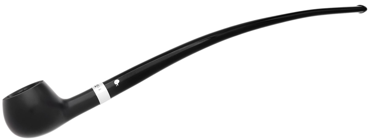 Peterson Churchwarden Ebony Silver Mounted Prince Fishtail