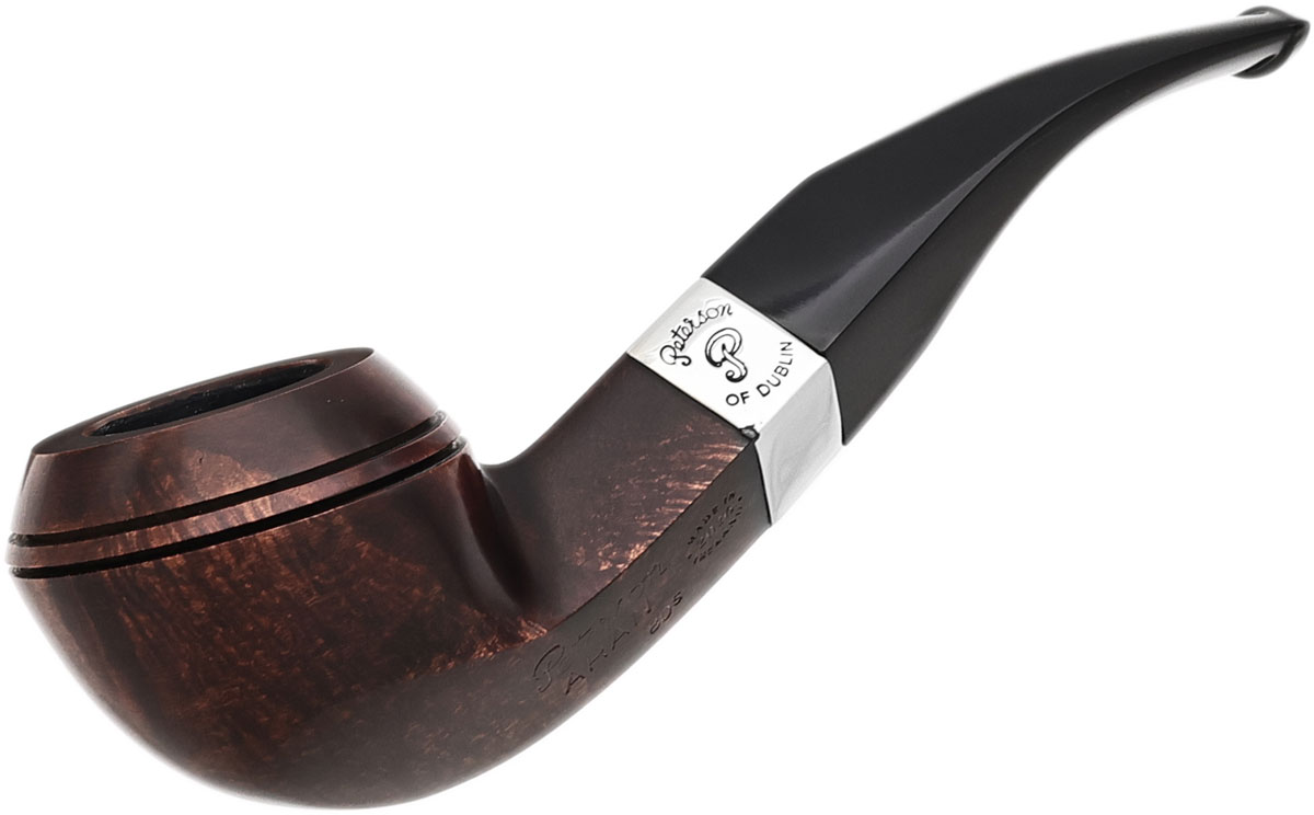 peterson aran tobacco Aran Smooth Nickel Mounted (80s) Fishtail Tobacco Pipe